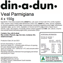 Load image into Gallery viewer, Veal Parmigiana (4 x 150g)
